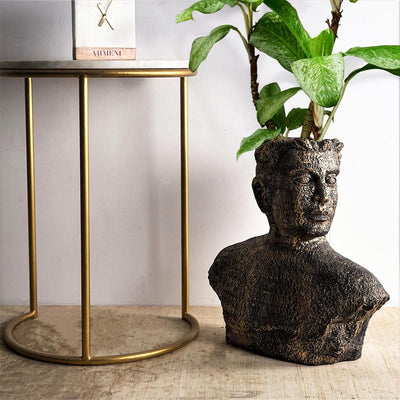 Surreal Bronze Man Table Planter - The Artment