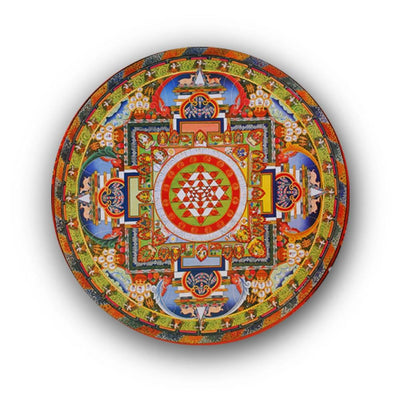 Kalachakra Mandala Canvas - The Artment