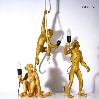 Modern Art Monkey Decorative Lamp