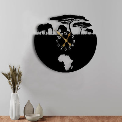 Surreal Jungles of Africa Wall Clock