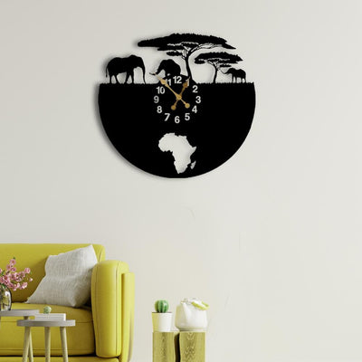 Surreal Jungles of Africa Wall Clock