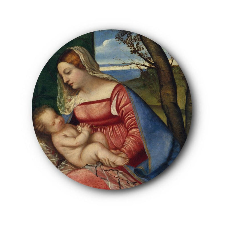Baby Christ and Madonna Canvas - The Artment
