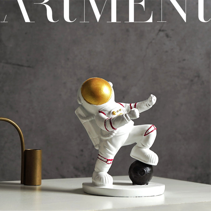 Modern Art Playful Astronaut Wine Bottle Holder