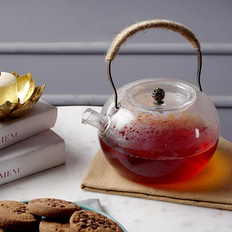 Minimalist Sublime Glass Tea Pot - The Artment