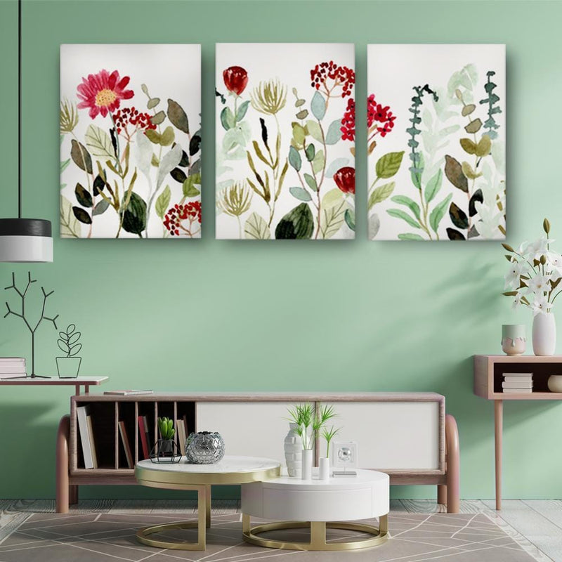 Surrounded by Bright Flowers Canvas - The Artment