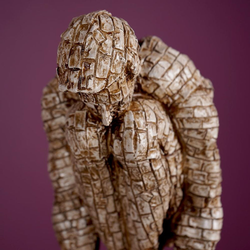 Surreal Bricked Man Table Accent-The Artment
