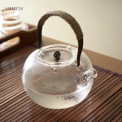 Minimalist Sublime Glass Tea Pot - The Artment
