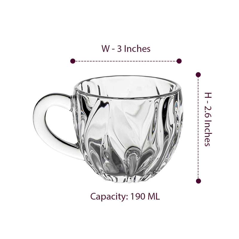 Fire Of Passion Tea Cup Set (Set of 6)