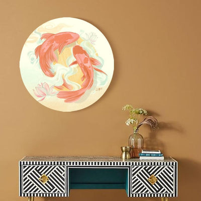 Prosperity with Koi Canvas - The Artment