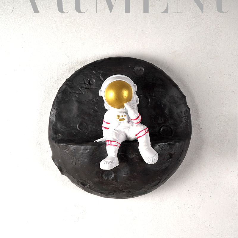 Modern Art Astronaut Landing On Moon Wall Decor