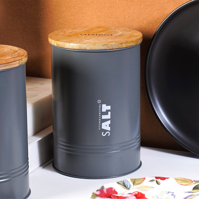 Artisan Canisters: Handcrafted Airtight Elegance for Your Pantry (Set of 4)