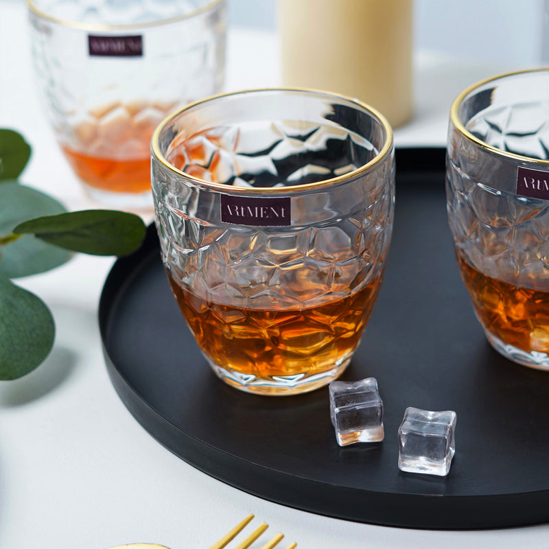 RadiantRim Whiskey Glass Set