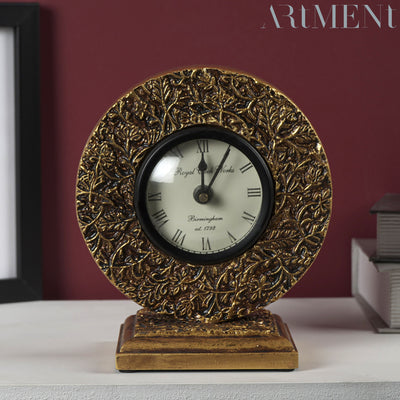 Bohemian Autumn Romance Table Clock