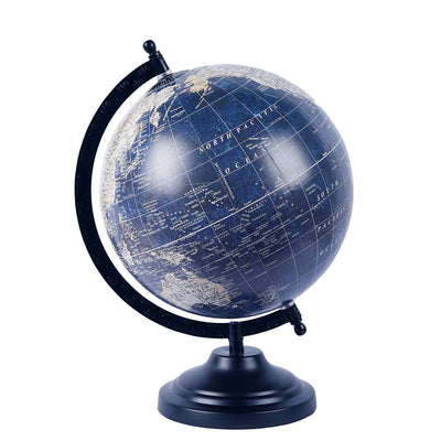 Minimal Nautical Navigator Blue Globe