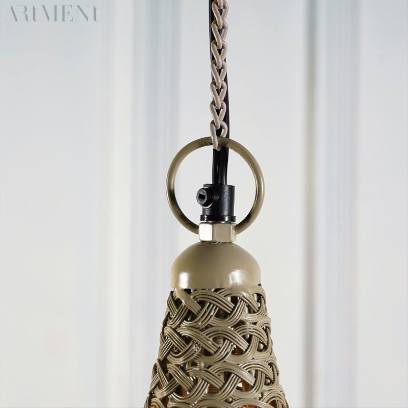 Golden Weave Nest Metal Pendant Lamp
