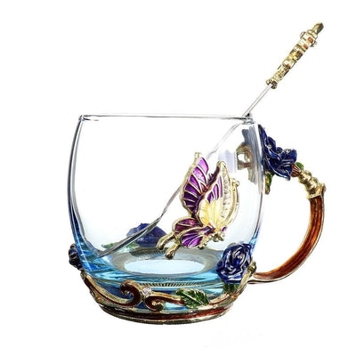 Luxury Crystal Paradise Glass (with spoon)