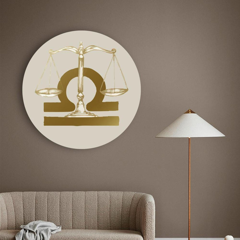 Fueled with Peace Libra - Zodiac Canvas - The Artment