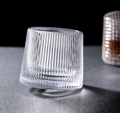 Modern Art Sparkling Spinny Drinking Glasses - The Artment