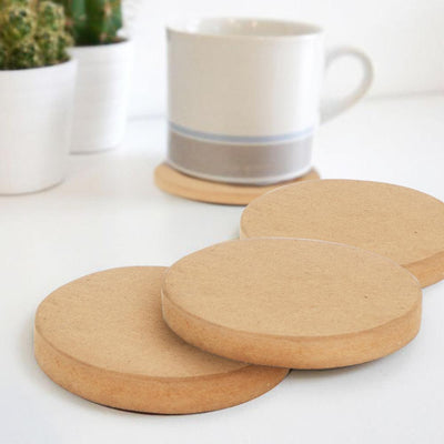 Effortlessly Natural Round Coaster - The Artment