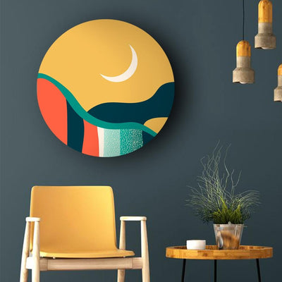 Under the Crescent Moon Canvas - The Artment