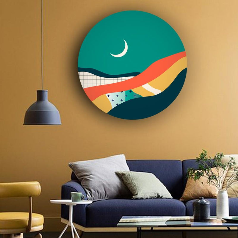 Under the Crescent Moon Canvas - The Artment