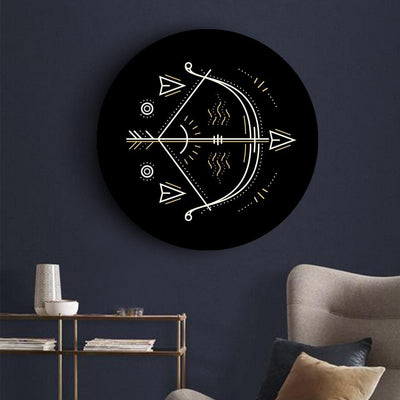 Black and Gold Zodiac Canvases (Matte Finish)