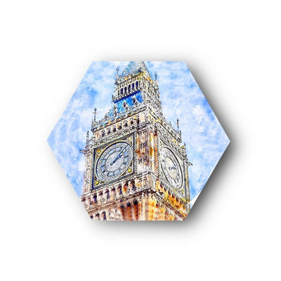 Painted Monuments Hexagonal Canvas - The Artment